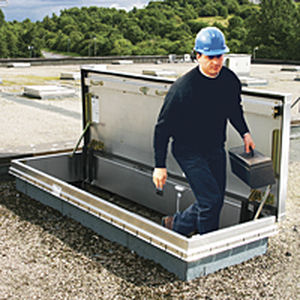 Dachluke - SSY-50TB - Bilco UK - rechteckig / Aluminium / mit Leiter