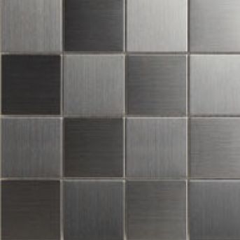Edelstahl-Fliesen - HL - The Inox in Color - satiniert / für den Innenraum / bodenstehend