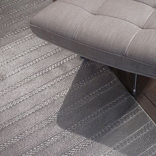 Moderner Teppich - ELEGANCE : GRIT LINE - NATURTEX - einfarbig / Wolle / Baumwolle