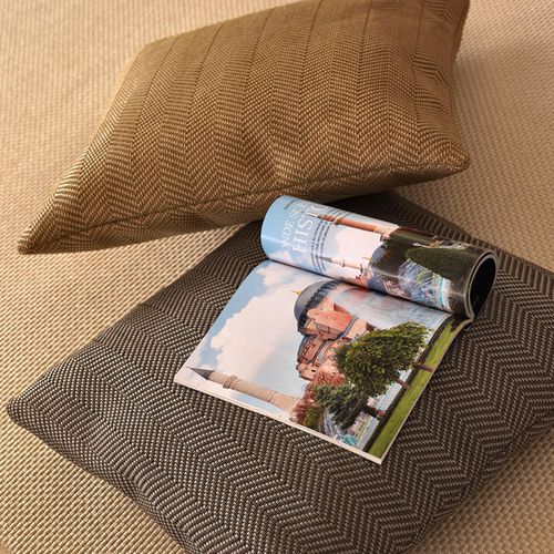 Möbelstoff - HERRINGBONE : A-750 - NATURTEX - Wand / Streifenmuster / Baumwolle