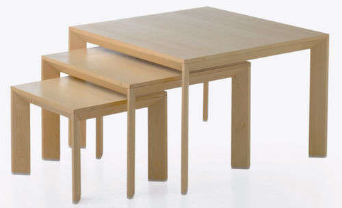 Moderner Satztisch - CHAMFER - KARL ANDERSSON - Eiche / Nussbaum / Birke
