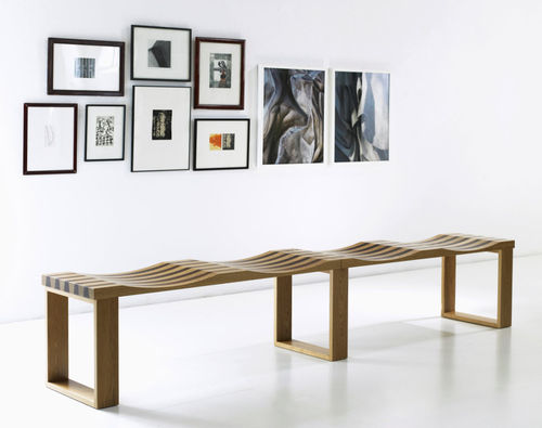 Moderne Bank - SIDEBYSIDE - KARL ANDERSSON - Holz / modular / für Museen