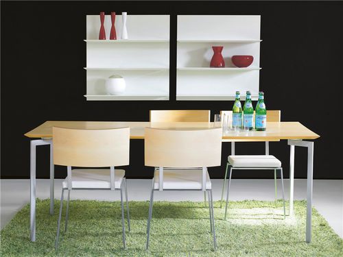Moderner Esstisch - TRIPPO - KARL ANDERSSON - Eiche / Nussbaum / Birke