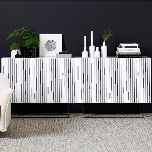 Modernes Sideboard - GUESS - KARL ANDERSSON - Holz / Stahl