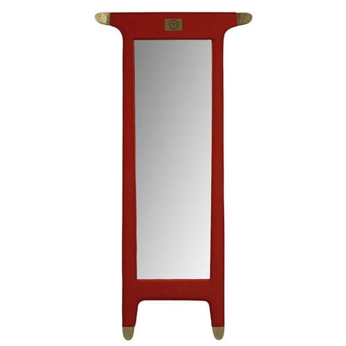 Standspiegel - IMAGINE - KÄLLEMO - modern / rechteckig / Leder
