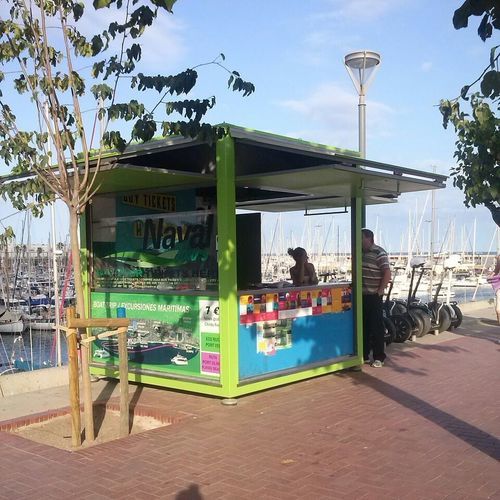 Kiosk für gewerbliche Nutzung - CUVE - ESTEVA BARCELONA - Toiletten / für Außenbereich / Stahl
