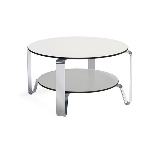 Moderner Couchtisch - COSMO - MATERIA - Eiche / MDF / Stahl