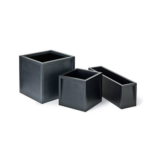 Stahlblech-Pflanzkübel - Frame - NOLA INDUSTRIER - rechteckig / quadratisch / modern