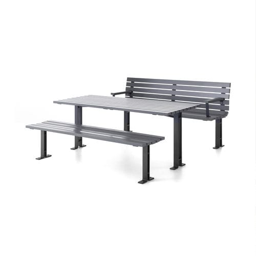 Moderne Tischgarnitur - Kajen Furniture Group - NOLA INDUSTRIER - Eiche / Kiefer / Stahl
