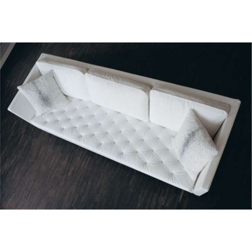 Modernes Sofa - KOKO - OLBY DESIGN - Leinen / schwarz / 3 Plätze