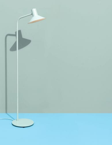 Bodenlampe - COMPOSE - ZERO - bodenstehend / aus lackiertem Metall / aus lackiertem Aluminium