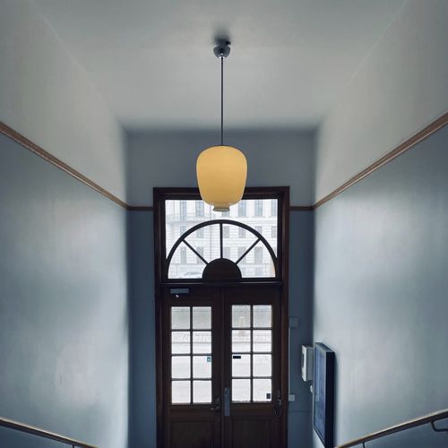 Deckenleuchte / originelles Design - PUKEBERG ORIGINAL - ZERO - kreisförmig / Opal / Glas
