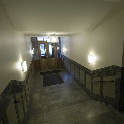 Moderne Wandleuchte - ARCAD - ZERO - für den Innenraum / Glas / aus lackiertem Metall