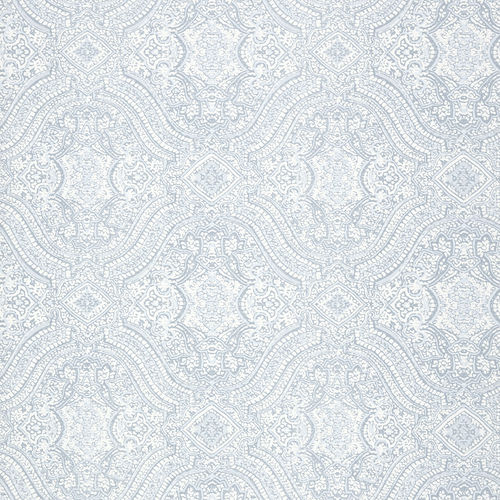 Klassische Tapete - TULSI BLOCK PRINT  - Thibaut - Motiv / blau / waschbar