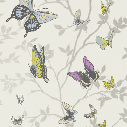 Klassische Tapete - SERAPHINA - Thibaut - Tiermuster / braun / beige