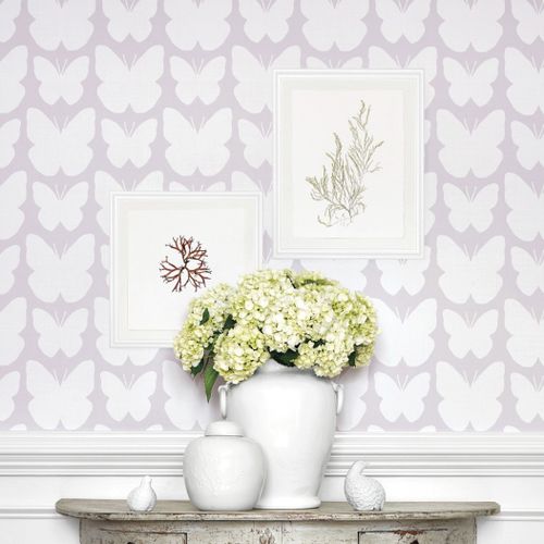 Moderne Tapete - ALDORA - Thibaut - Motiv / beige / braun