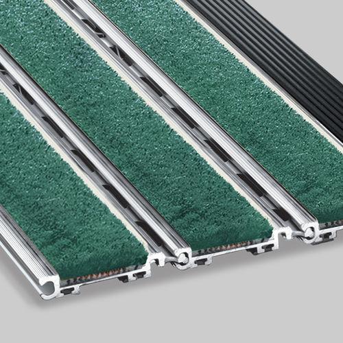 Eingangsmatte für Gewerbegebrauch - M2 - CS - Construction Specialties - Aluminium / Schmutzfang / Profil