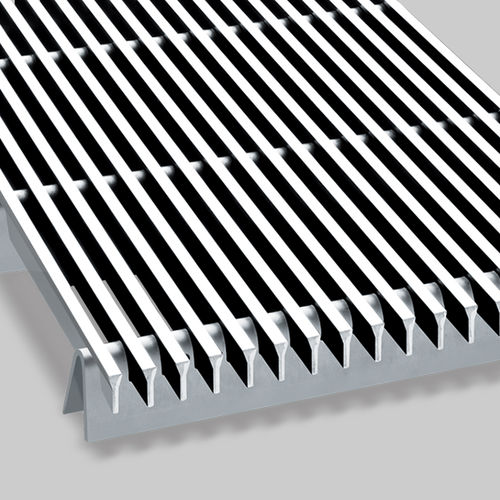 Eingangsmatte für Gewerbegebrauch - G6P - CS - Construction Specialties - Edelstahl