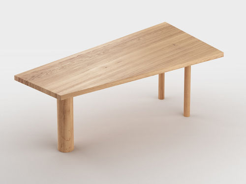 Moderner Tisch - TRAPEZ - Atelier Areti - Eiche / Trapez