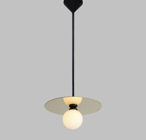 Hängelampe - DISC AND SPHERE / HORIZONTAL - Atelier Areti - Metall / Glas / modern