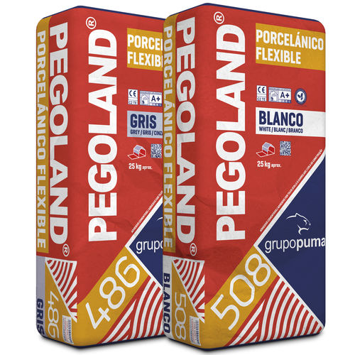 Verguss-Klebemörtel - PEGOLAND® PORCELÁNICO FLEXIBLE C2 TE - GRUPO PUMA - für Fliesen / für Zement