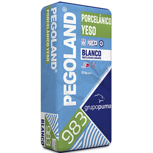 Verguss-Klebemörtel - PEGOLAND® PORCELÁNICO YESO C1 TE - GRUPO PUMA - für Fliesen / für Zement
