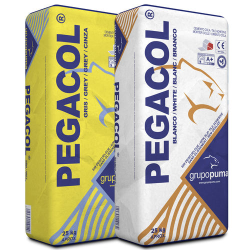 Verguss-Klebemörtel - PEGACOL® CE - GRUPO PUMA - für Fliesen / für Zement