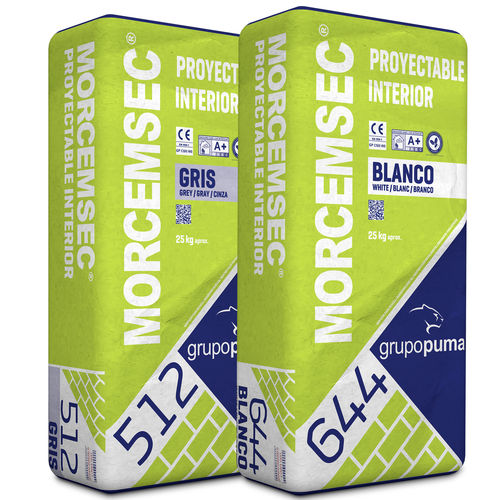 Verblend-Putz - MORCEMSEC® PROYECTABLE INTERIOR GP CSIII W0 - GRUPO PUMA - für den Innenraum / für Wand / für Beton