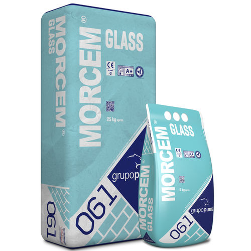 Klebemörtel für Verfugung - MORCEM® GLASS G - GRUPO PUMA - Montage / für Zement