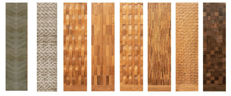 Dekorplatte für Wand - ARCHITECTURAL - Deesawat Industries - Holz / 3D