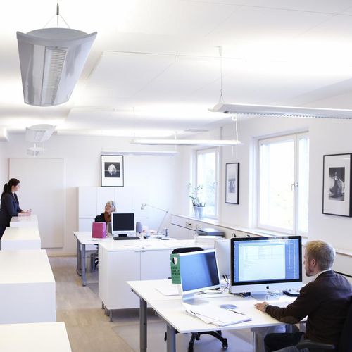 Glaswolle-Zwischendecke - MASTER™ B - Saint-Gobain Ecophon - aus Fliesen / für Büro / für den Innenraum