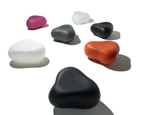 Modernes Sitzkissen - PEBBLE - Feek - Kunststoff / für öffentliche Bereiche / von Karim Rashid