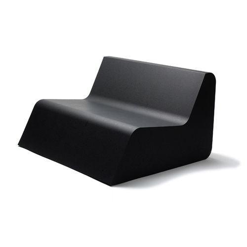 Moderner Kaminsessel - ORCA SQUARE - Feek - hochdichter Schaumstoff, beschichtet / für Gewerbegebrauch