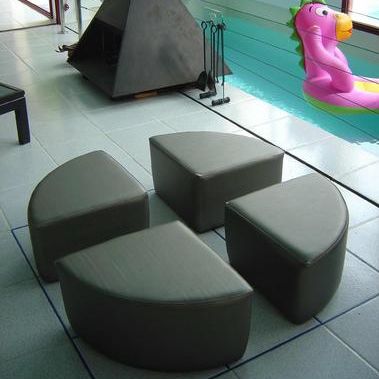 Modernes Sitzkissen - A17-10 - Modugame - MG Sport - Kunstleder / Schaumstoff / rund