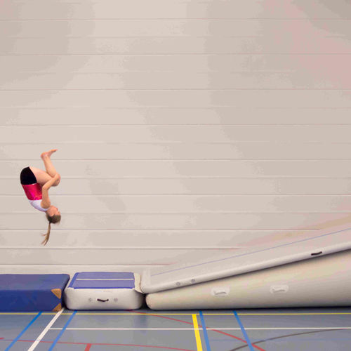 Gymnastik-Trampolin - AIRRAMP - Modugame - MG Sport - rechteckig / für Gewerbegebrauch / für den Innenraum