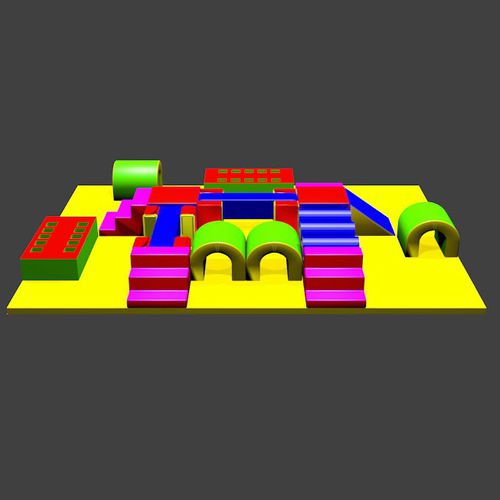 Schaumstoff-Motorikparcours / Schaumstoff - MM 11-11-2 - Modugame - MG Sport