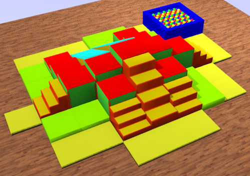 Schaumstoff-Motorikparcours / Schaumstoff - MM 12-06-1 - Modugame - MG Sport
