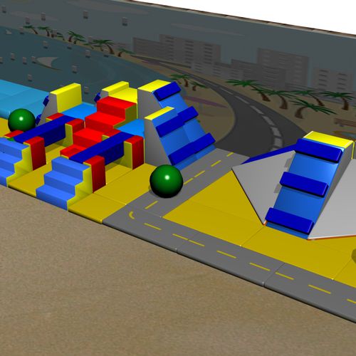 Schaumstoff-Motorikparcours / Schaumstoff - 2010.38 - Modugame - MG Sport