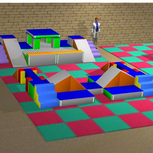 Schaumstoff-Motorikparcours / Schaumstoff - 2010.6 - Modugame - MG Sport