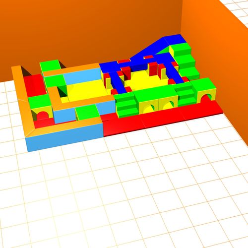 Schaumstoff-Motorikparcours / Schaumstoff - 2010.27 - Modugame - MG Sport