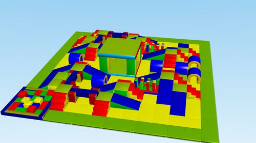 Schaumstoff-Motorikparcours / Schaumstoff - 2010.31 - Modugame - MG Sport