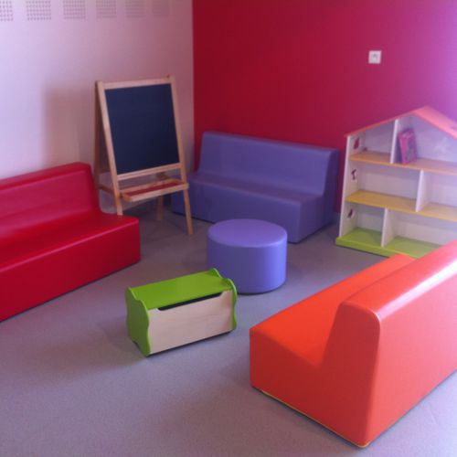 Modernes Sitzkissen - CYLINDRICAL  - Modugame - MG Sport - Kunstleder / Schaumstoff / rund