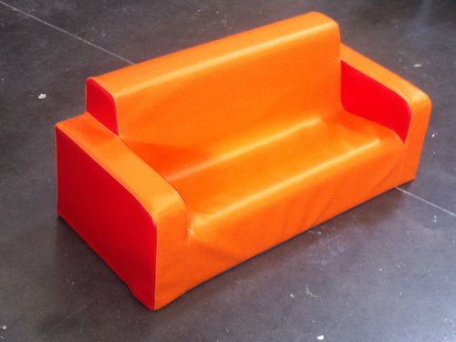 Modernes Sofa - F25-2 - Modugame - MG Sport - Vinyl / orange / Holz