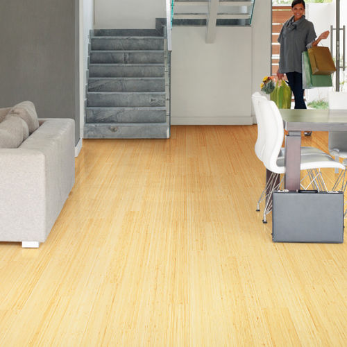 Mehrschichtparkett - VERTICAL NATURAL LIGHT TONE - Durafloor Werner GmbH - massiv / Laubholz / Bambus