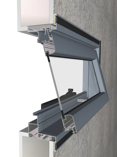 Aluminiumfenster - FACE FIX - Wintec Aluminium Windows & Doors Australia Pty Ltd - kippbar / mit Doppelverglasung / Akustik