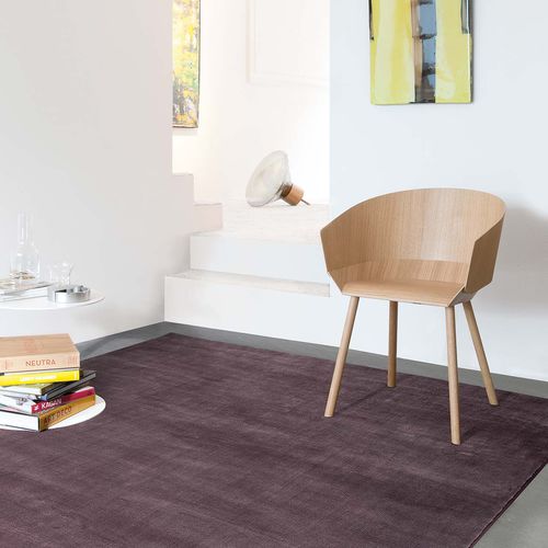 Moderner Teppich - CLUB - Limited edition - einfarbig / Tencel® / rechteckig