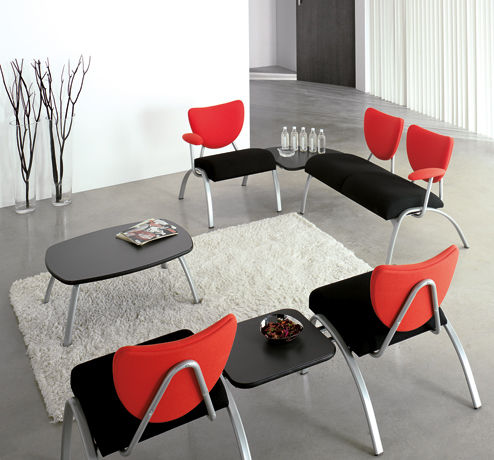 Moderner Kaminsessel - AINHOA SERIES - DPC - Stoff / Buche / Metall