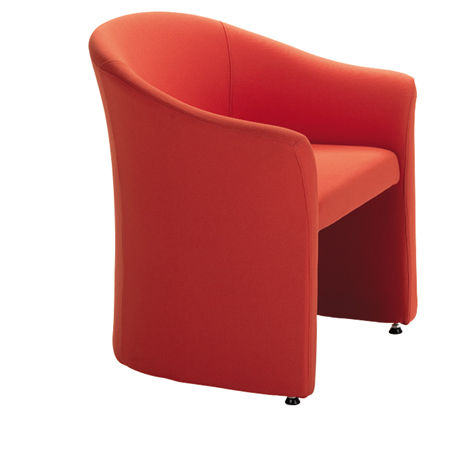 Moderner Sessel - ARCA  - DPC - Stoff / Polyurethanschaum / Metall