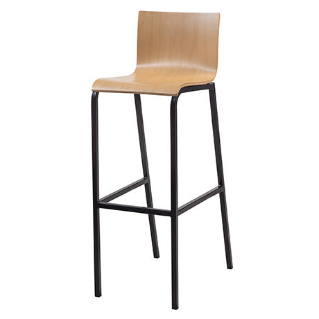 Moderner Hocker - ZANA - DPC - Polyethylen / Gestell aus Stahl / mit Fußstütze