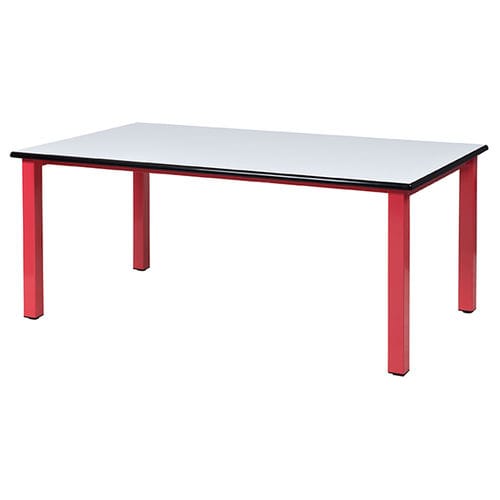 Moderner Tisch - ZANA - DPC - Polyethylen / Gestell aus Stahl / rechteckig
